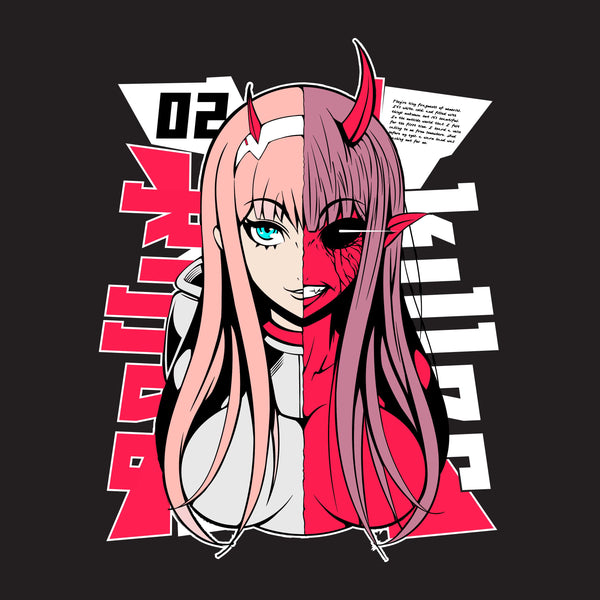 Zero Two Darling in the Franxx Inspired Anime Design